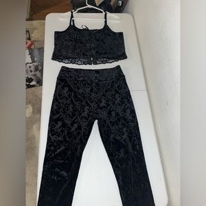 Killstar Versilesa Leggings & Fabled Crop top pair for sale